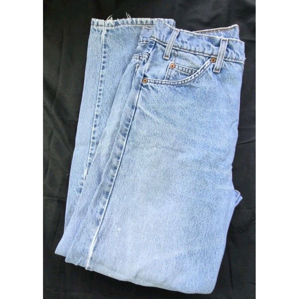 Vtg 1995 Levi's 505 Orange Tab Straight Leg Jeans Mens Size 34x30 Distressed